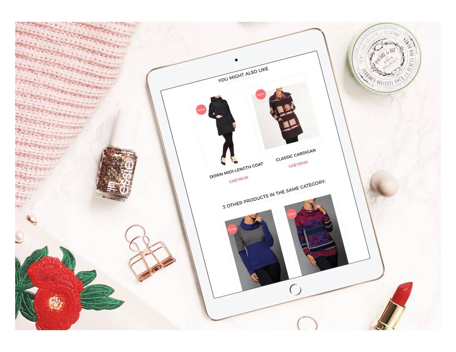 application web personnalisée par Oshara
