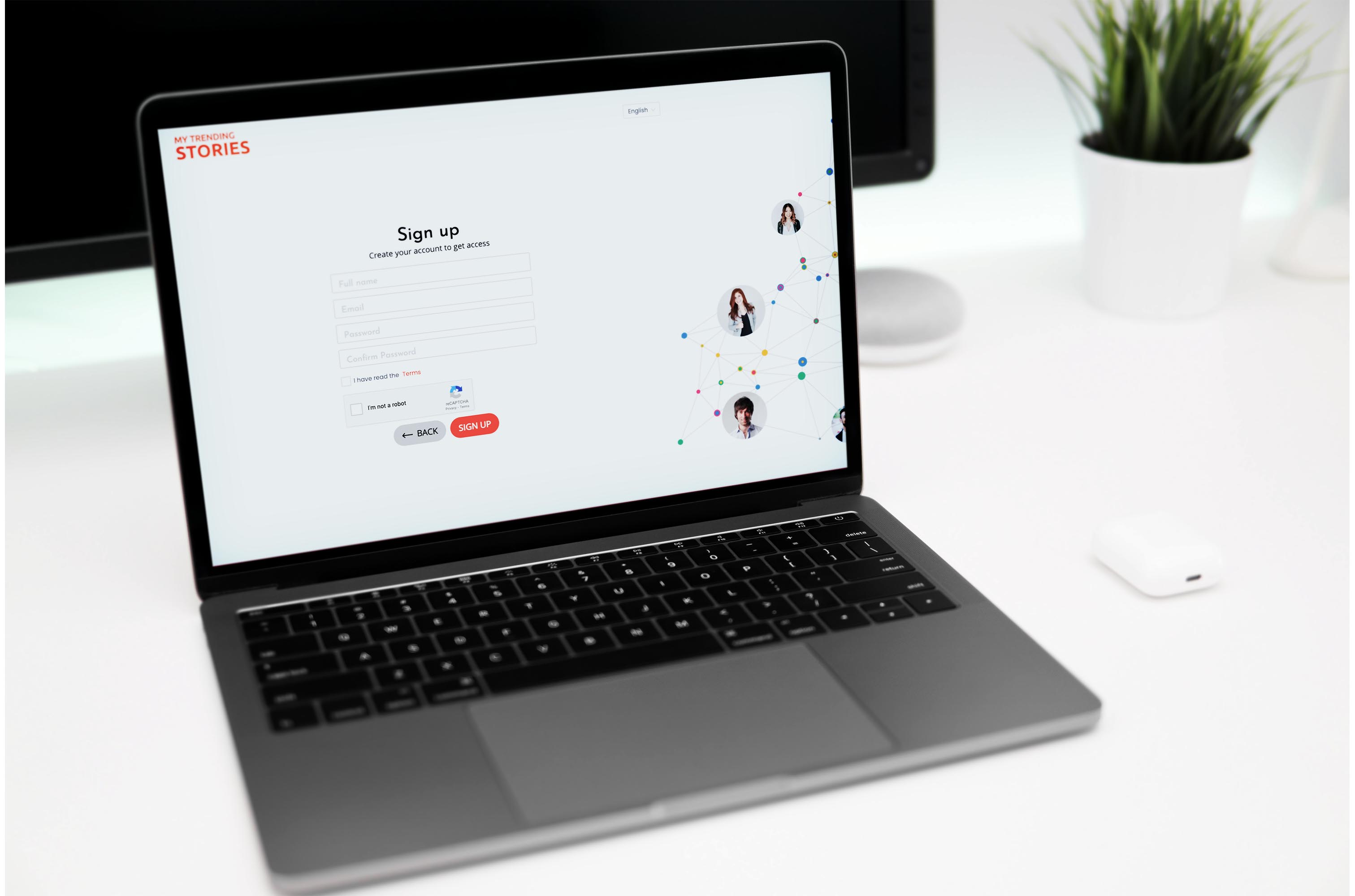 My trending stories mockup 2