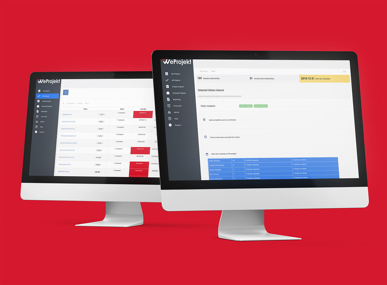 Outil de Gestion WeProjekt