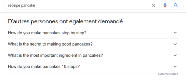 featured snippet questions