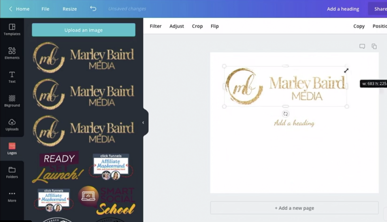 Logo avec Canva