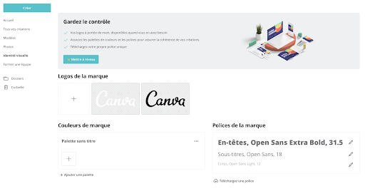 Créer sur Canva