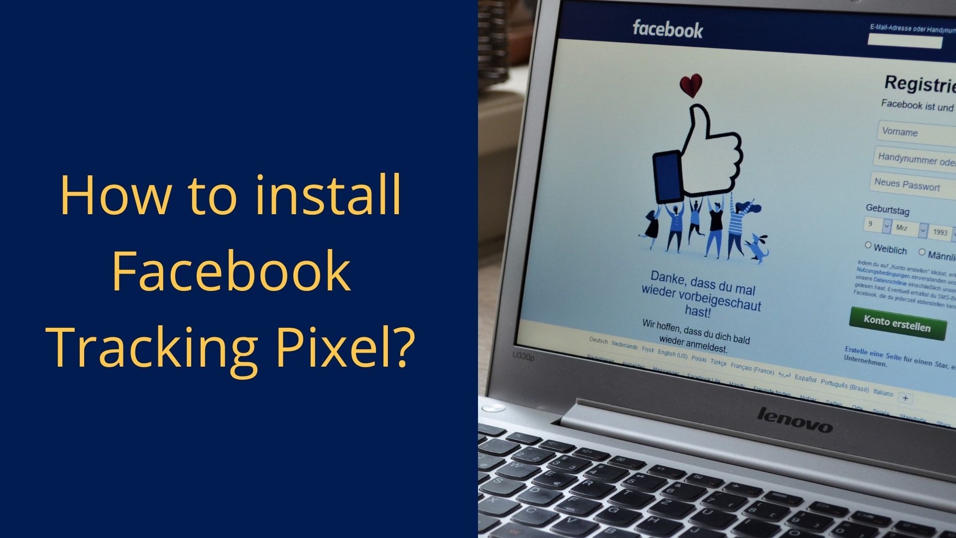 Install Facebook Tracking Pixel