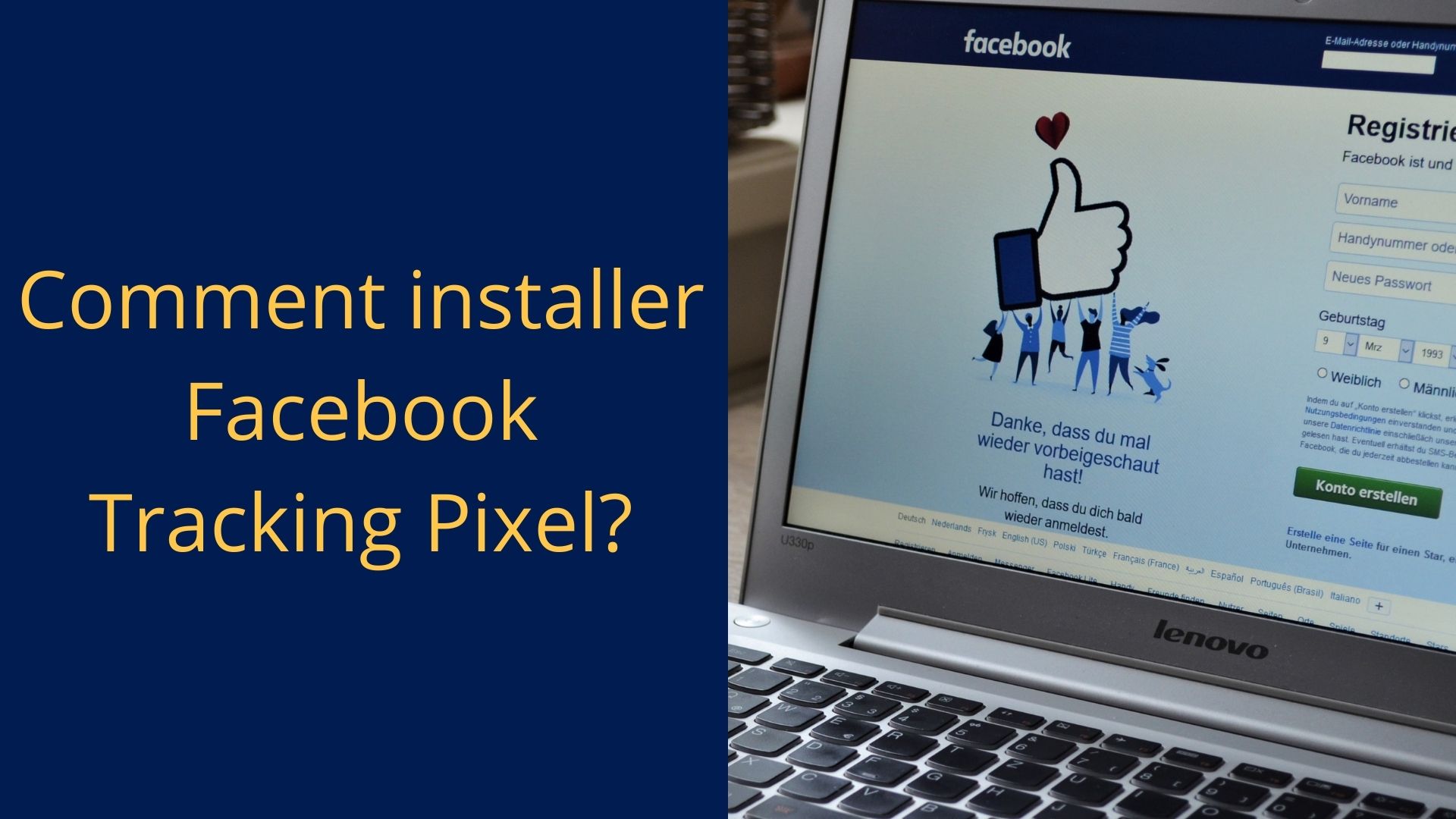 Installation Facebook Tracking Pixel