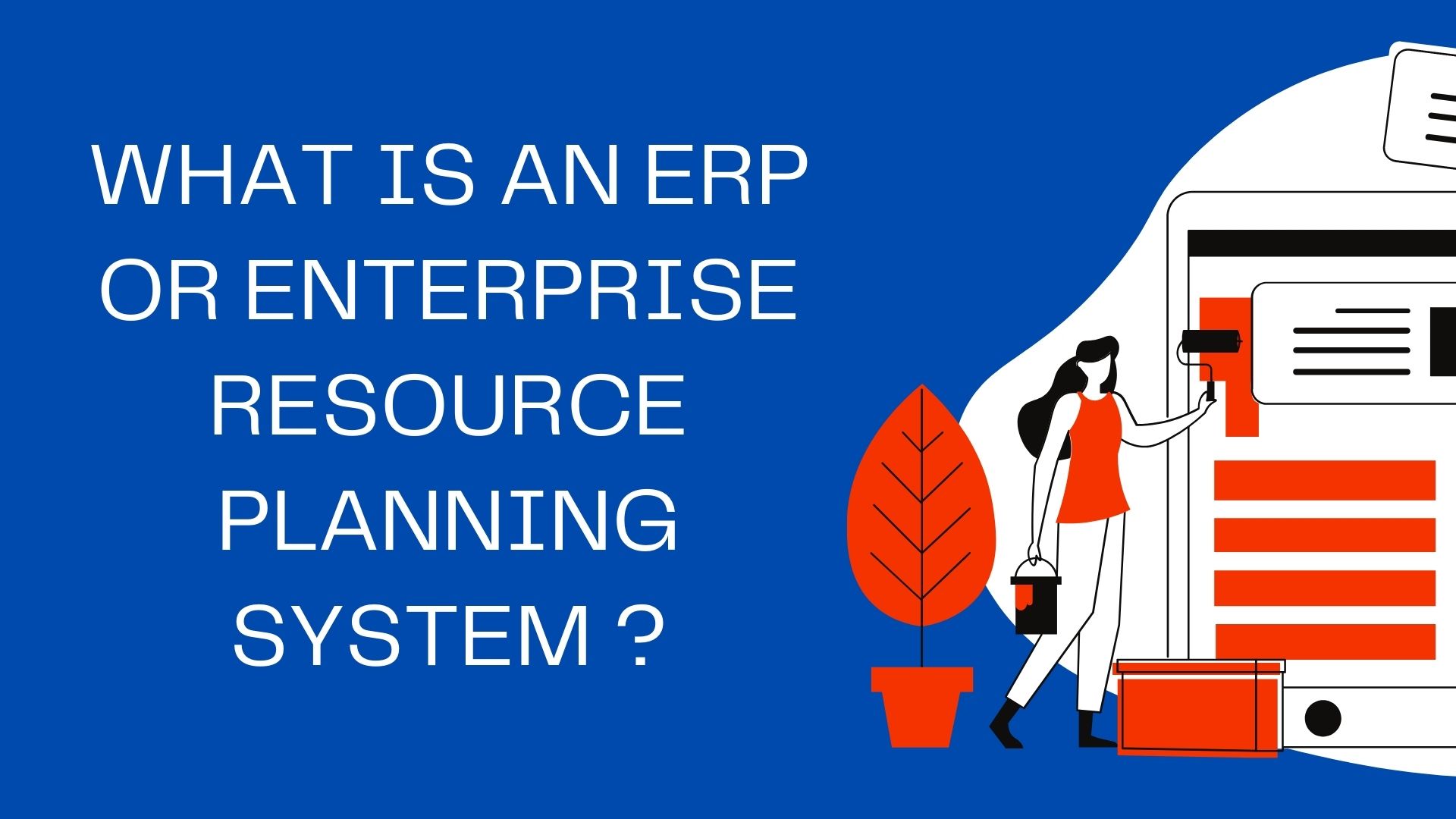 What is an ERP or Enterprise Resource Planning System ?